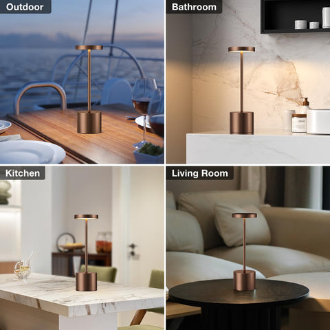 Kakanuo brown lampshade with non-slip bottom