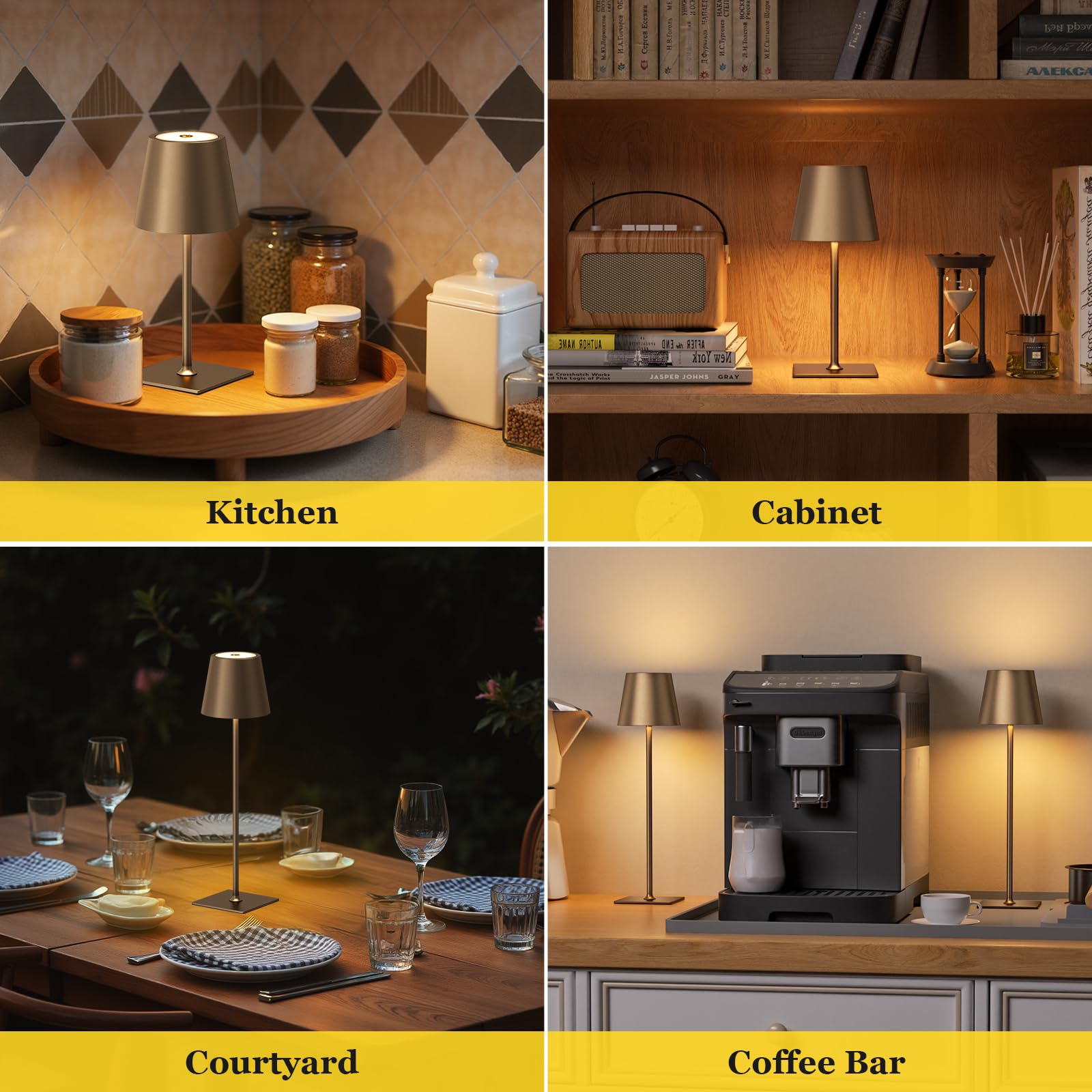 Kakanuo lamp 5000mAh battery enables long-lasting ambient light