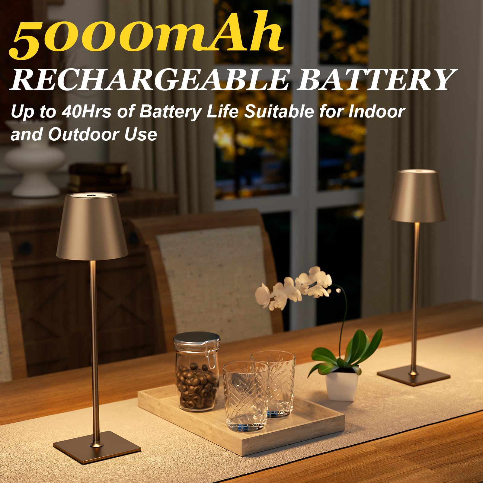 Kakanuo lamp two-section pole extended height for versatility