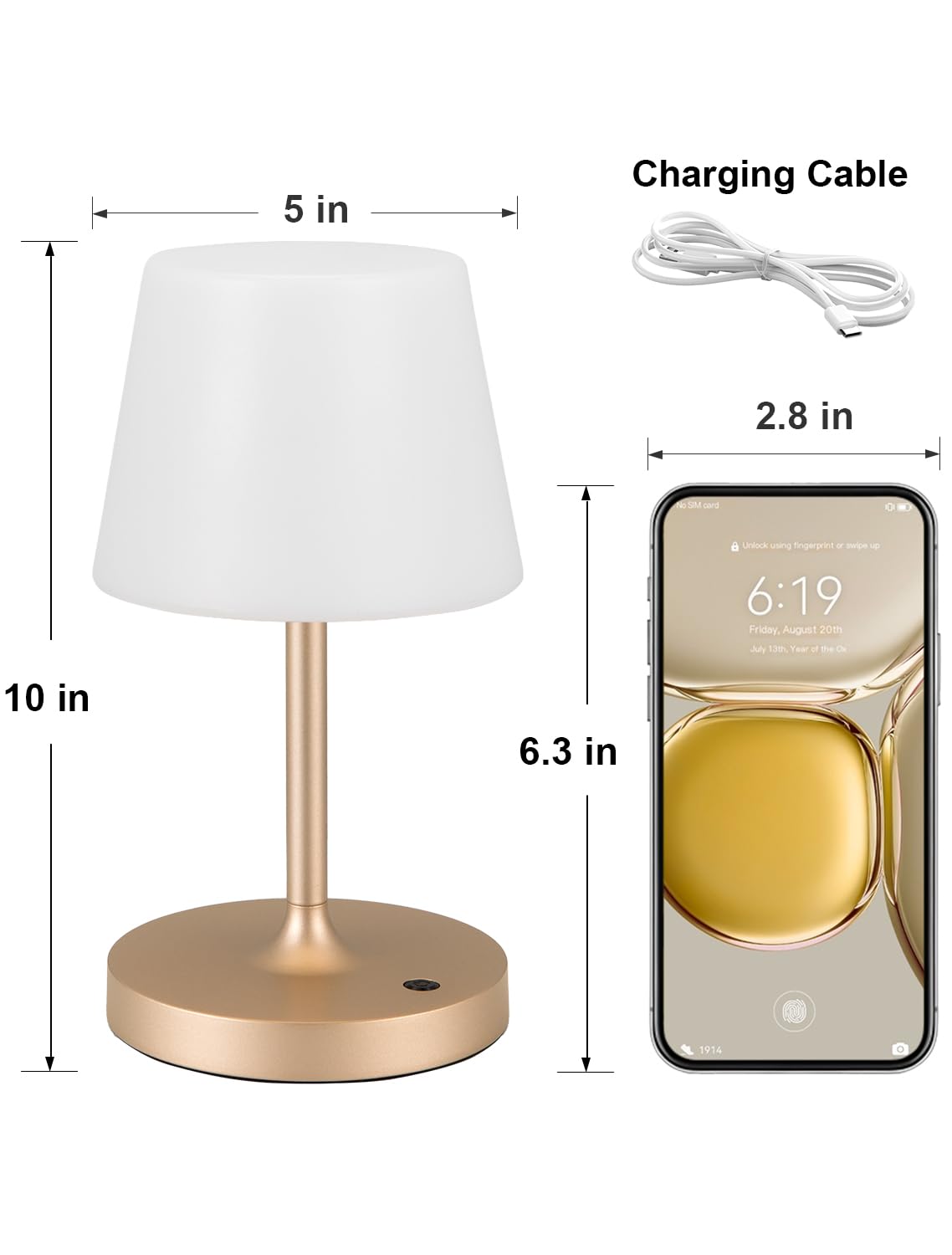 Kakanuo Champagne Gold Shower Lamp kitchen or bathroom lighting