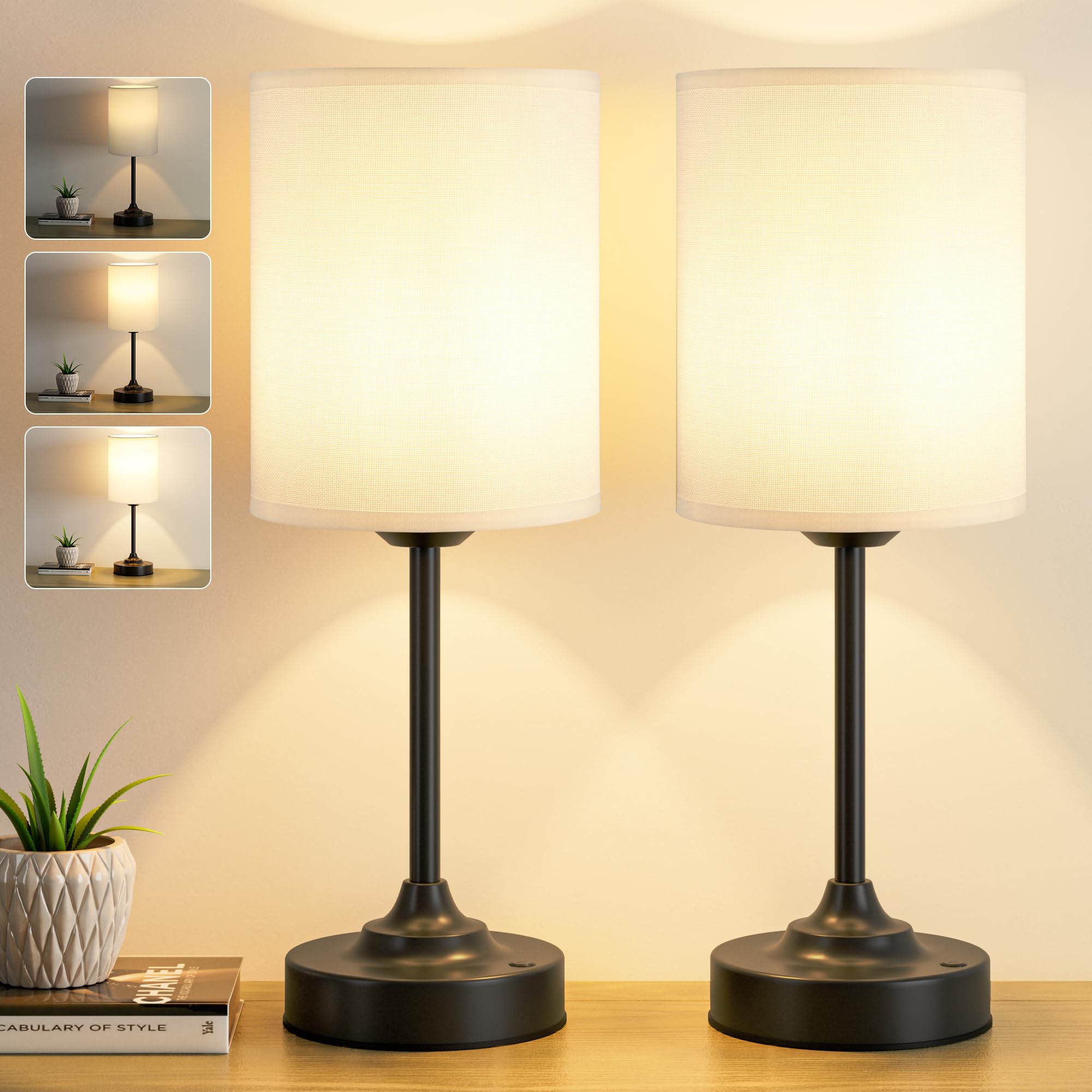Kakanuo compact cordless bedside lamp ready for portable use