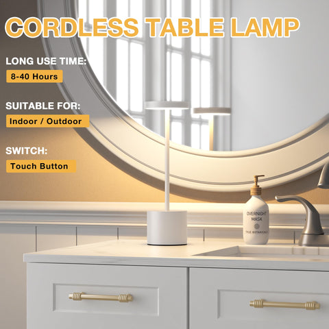 Kakanuo cordless lamp battery pack illustration for portable use