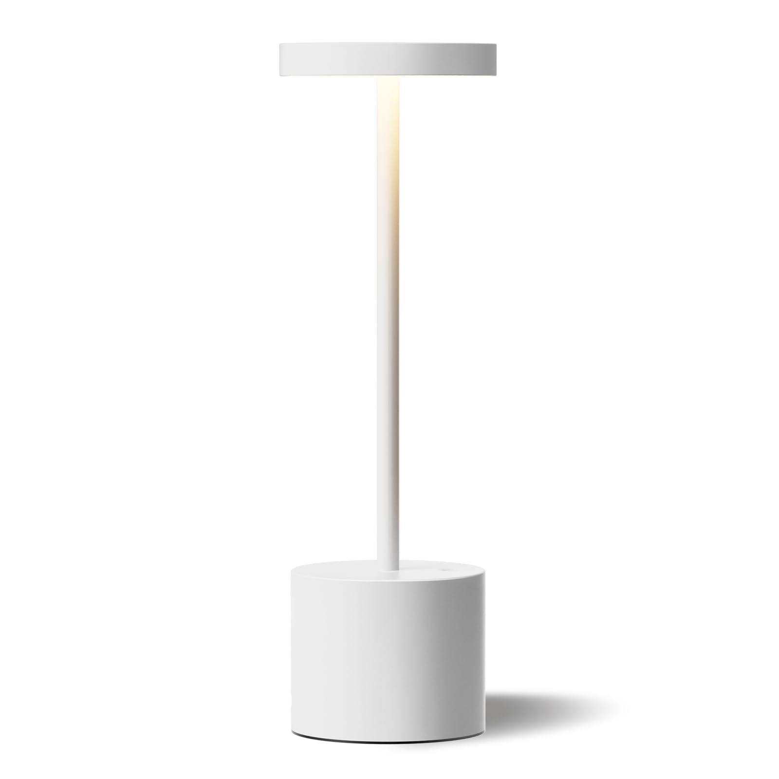 Kakanuo cordless lamp close-up of the shade for cozy reading light
