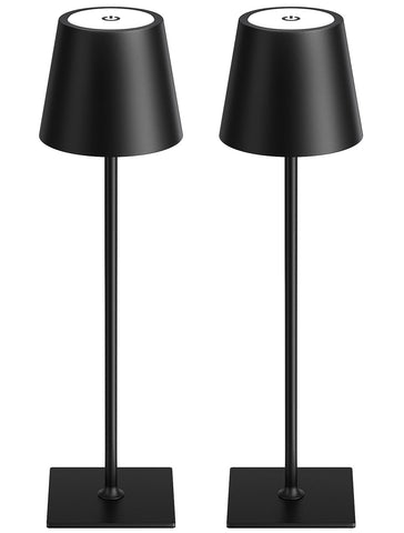 Kakanuo cordless table lamp base offers stable support for desks and coffee tables.