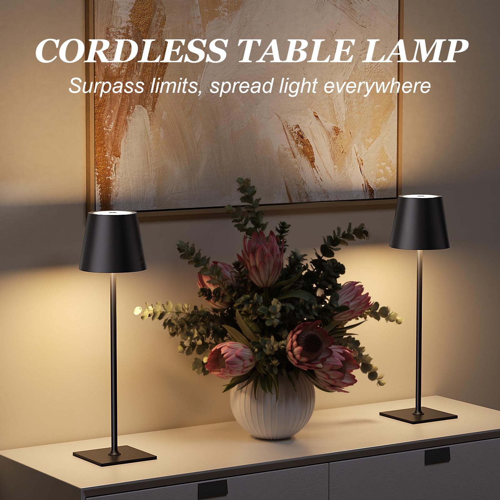 Kakanuo lamp dimming range demonstrates seamless brightness between warm and cool tones.
