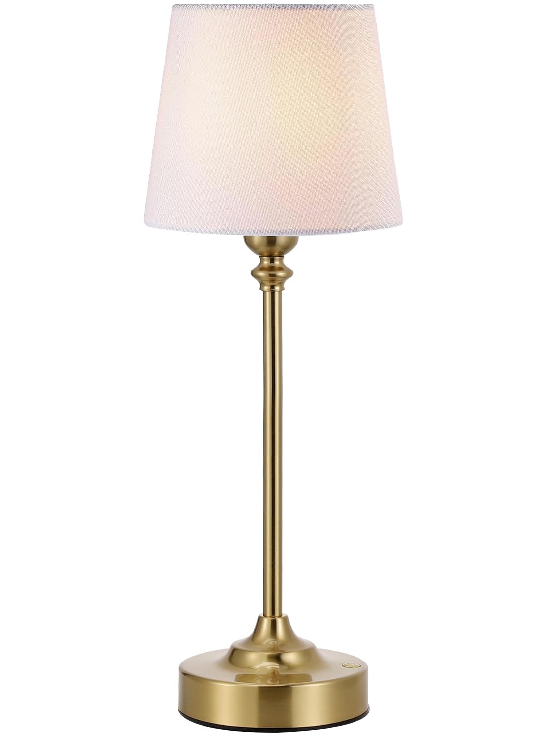 Kakanuo cordless table lamp in gold brass body for versatile lighting