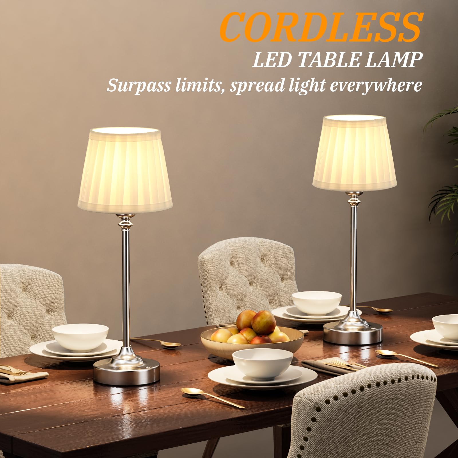 Kakanuo cordless table lamp portable design lets you move light anywhere