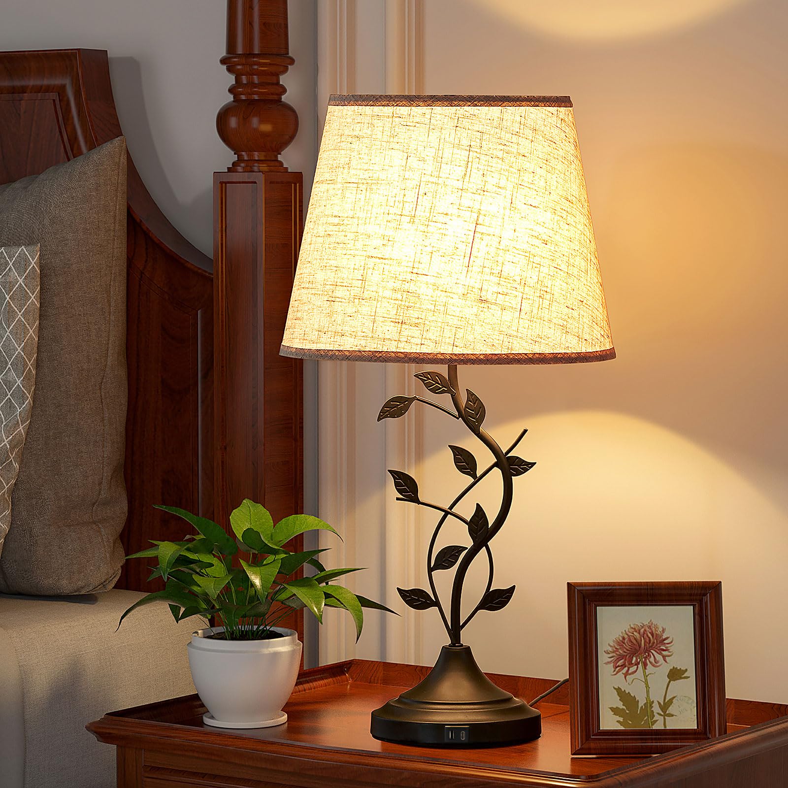 Kakanuo included LED bulb for immediate, safe illumination