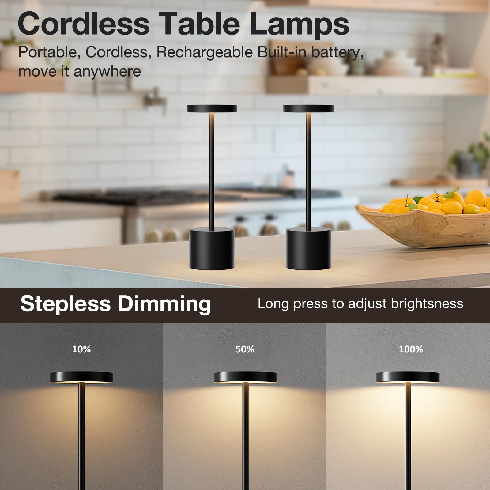 Kakanuo outdoor-friendly lamp suitable for dining, patio or camping.