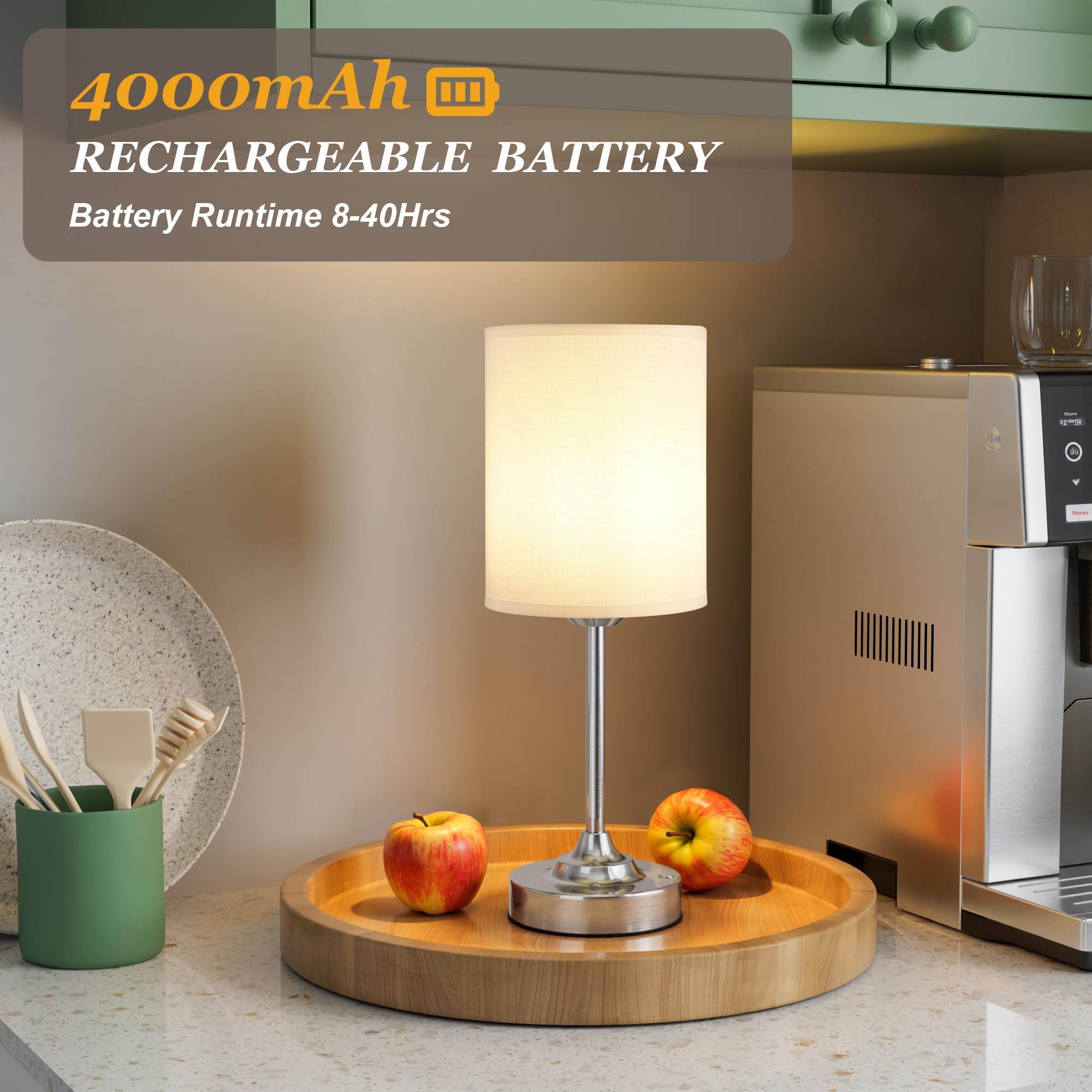 Kakanuo dimmable table lamp offering stepless brightness for any mood.