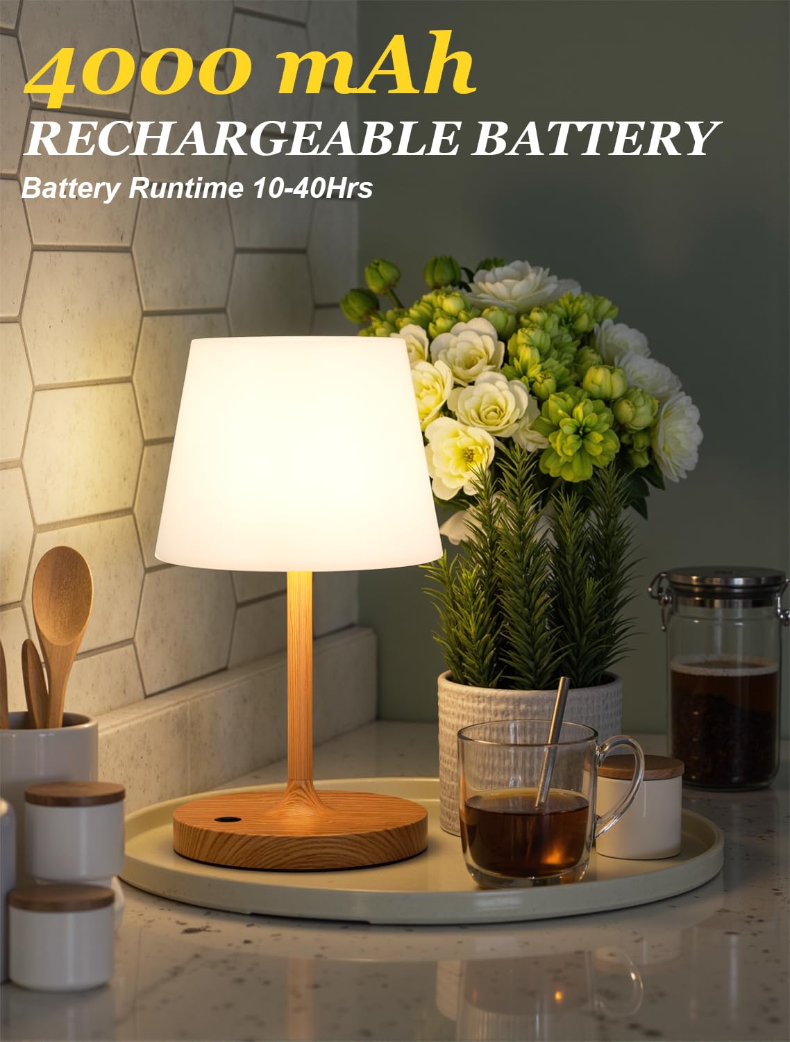 Kakanuo touch dimmable control lamp for easy brightness adjustment.