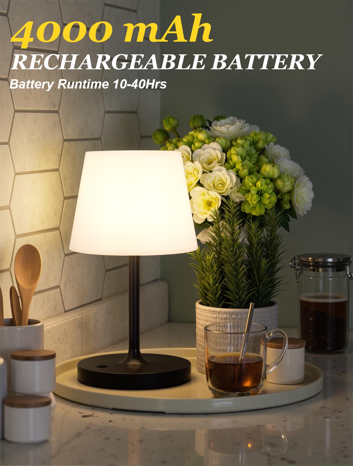 Kakanuo touch dimmable lamp enables mood and task lighting