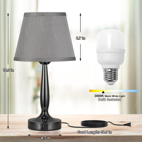 Kakanuo lamp includes a 6W warm white bulb for immediate use.