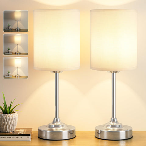 Kakanuo two-pack lamps provide versatile placement at home.