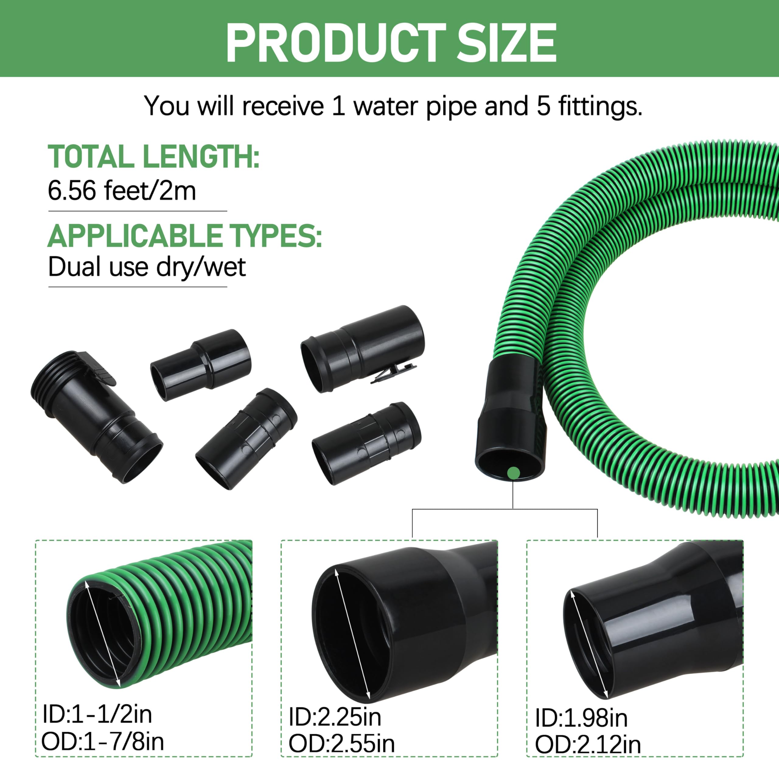 KAKAPEOPLE WS25020A hose end clip secures fittings during use for stable operation.
