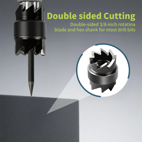 KAKILFOB auto body repair spot weld cutter 3-8-5-16 for sheet metal