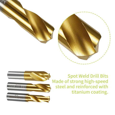 KAKILFOB double-sided spot weld cutter 3-8-5-16 extends blade life