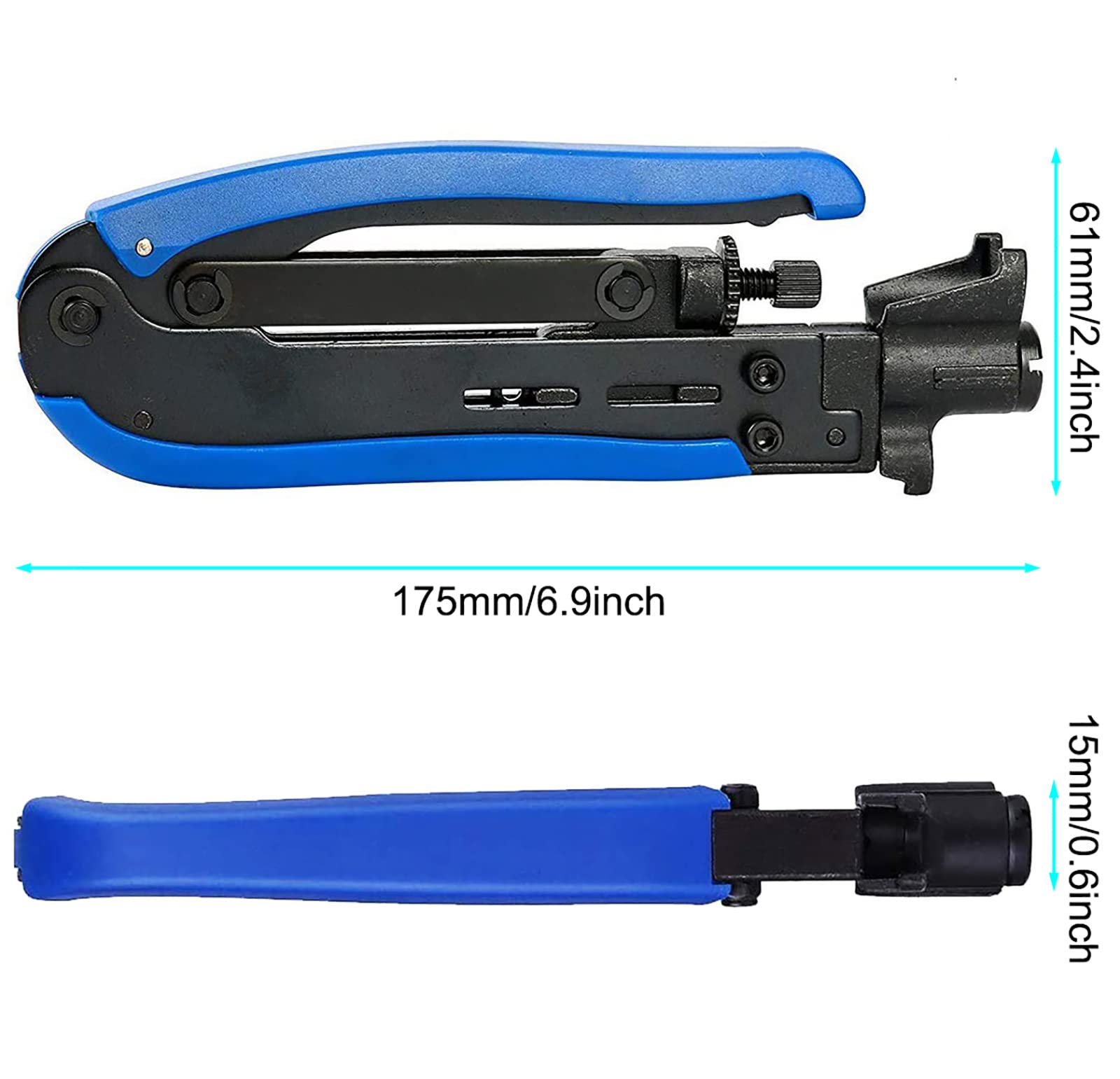 KAKO coaxial stripper and crimper blade, sharp and precise.