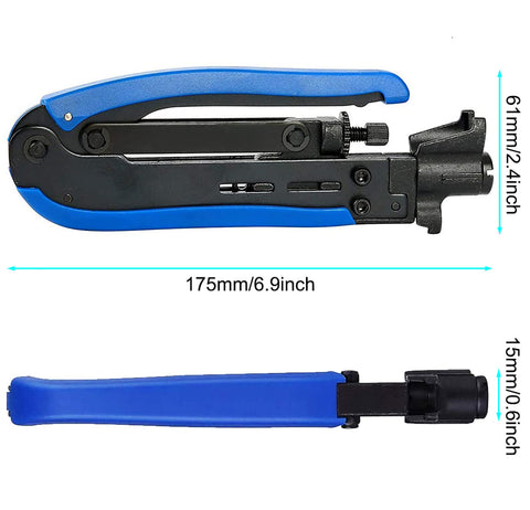 KAKO coaxial stripper and crimper blade, sharp and precise.