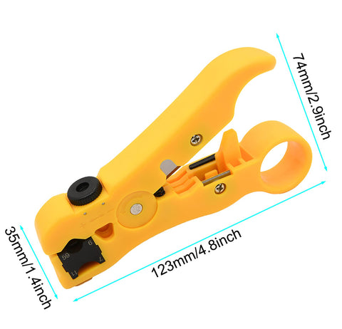 KAKO non-slip grip on crimper handle enhances control during crimping.