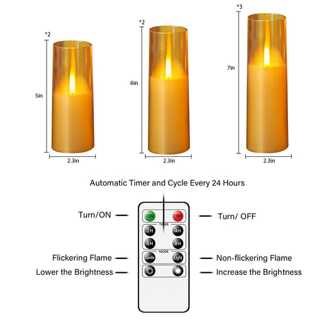 Kakoya battery-powered candles offer mess-free placement anywhere in your space.