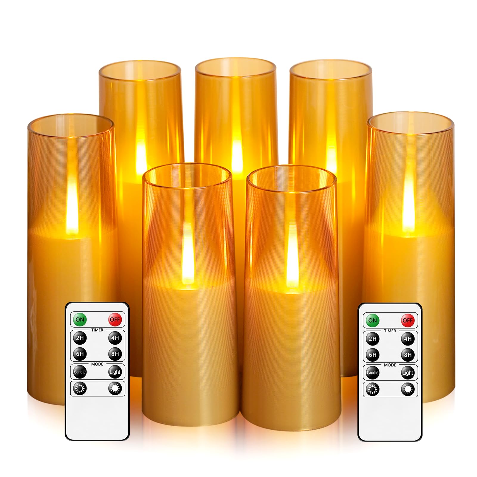 Kakoya flameless candle with realistic flame for safe, cozy ambiance.