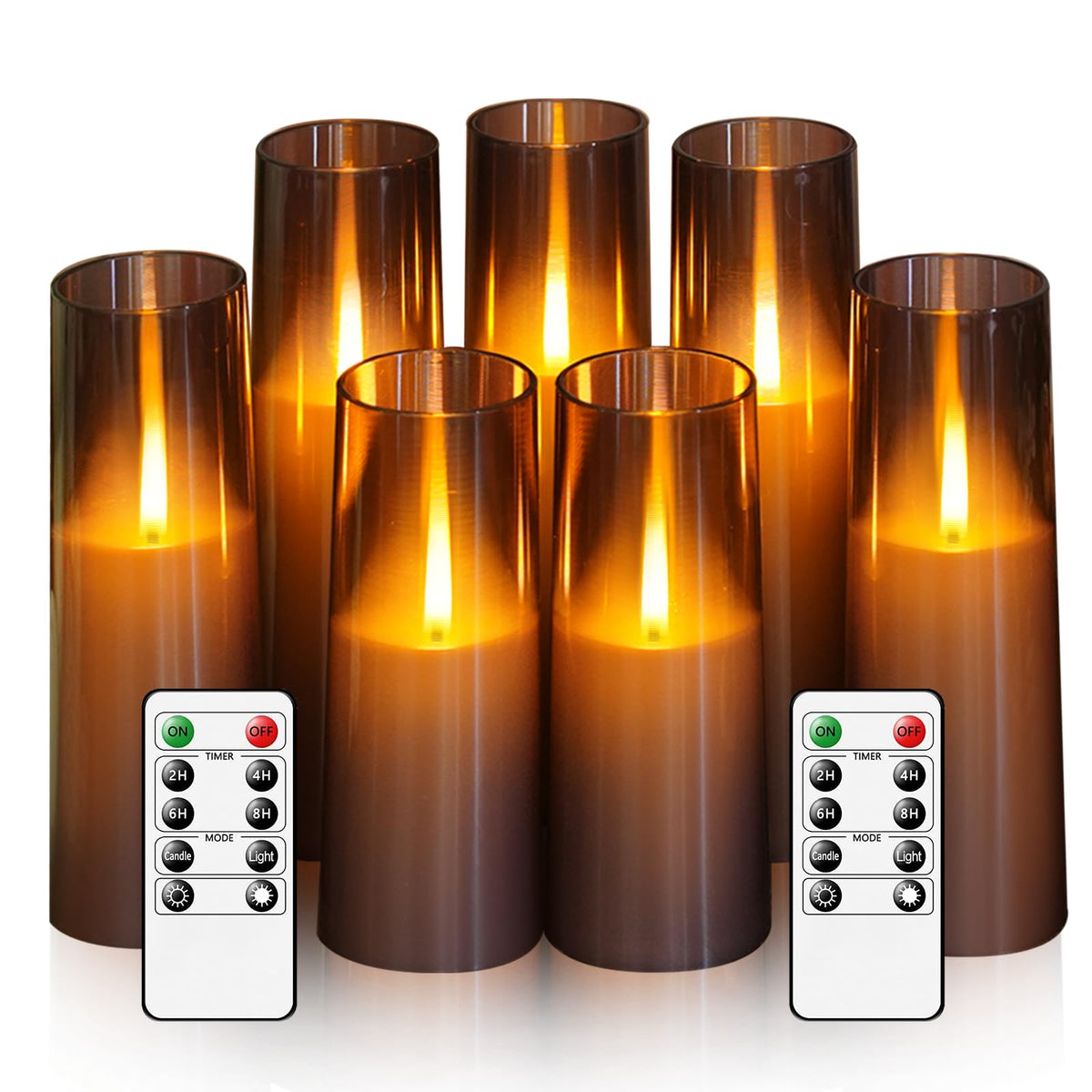 Kakoya flameless candle with realistic flame creating cozy ambience