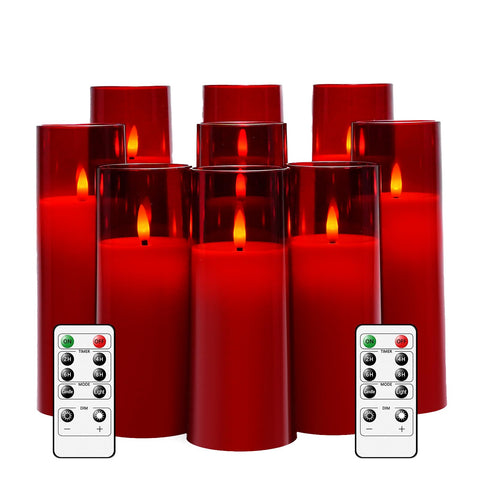 Kakoya flameless candle close-up wick for authentic ambience.
