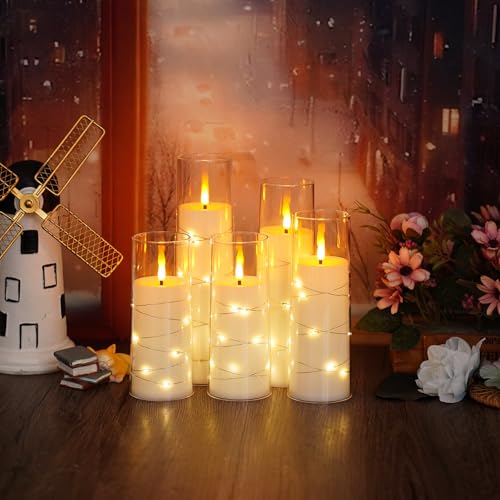Kakoya 5pc set with 2.3-inch diameter pillars for versatile decor.
