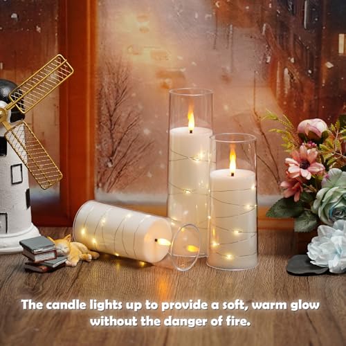 Kakoya safe acrylic shell candle combines beauty with flame-free safety.