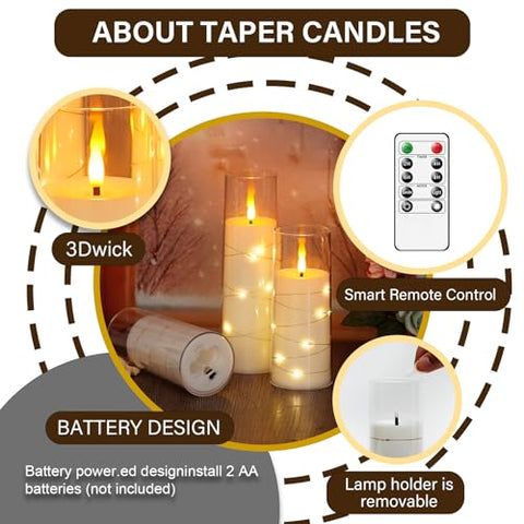 Kakoya candle timer function enables daily on/off schedules.