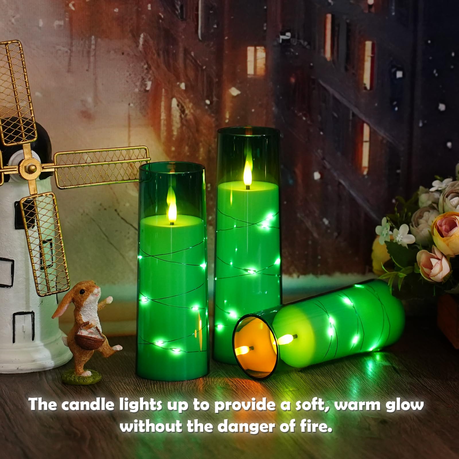 Kakoya candles with timer function simplify daily lighting.