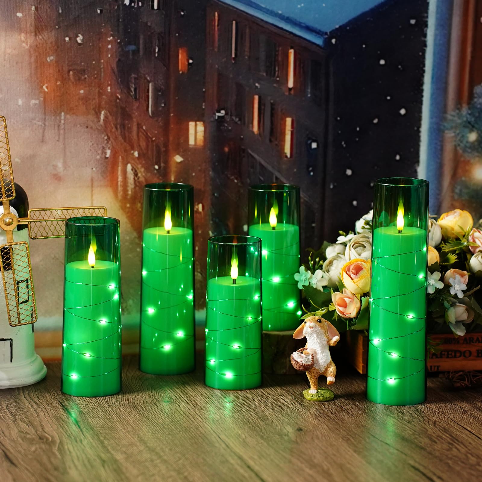Kakoya candles in five heights for versatile decor options.