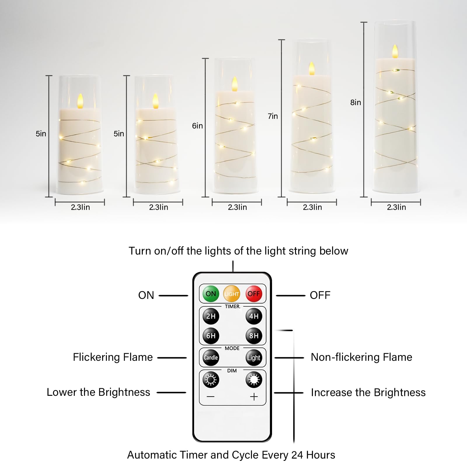 Kakoya wedding ambiance candles create elegant, safe centerpieces.
