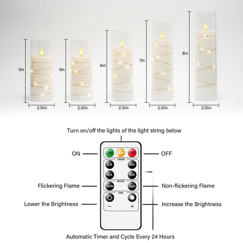 Kakoya wedding ambiance candles create elegant, safe centerpieces.