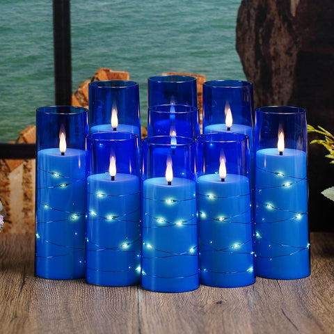 Kakoya 9-pack creates warm, romantic lighting for dinners and holidays.