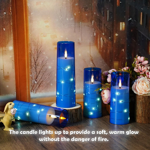 Kakoya flameless pillar candle powered by 2 AA batteries for convenience