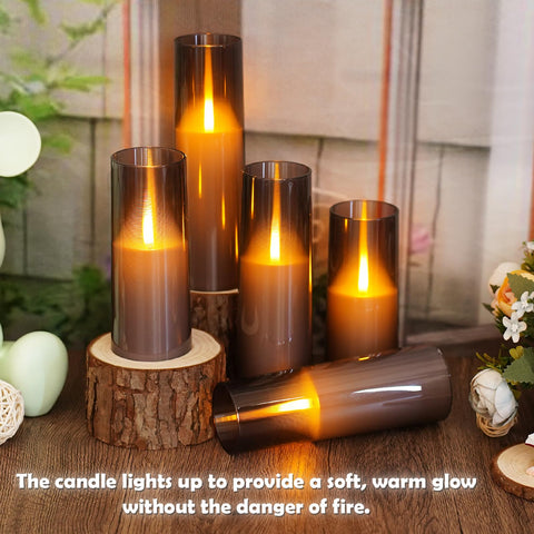 Kakoya LED candles of varied heights for dynamic decor