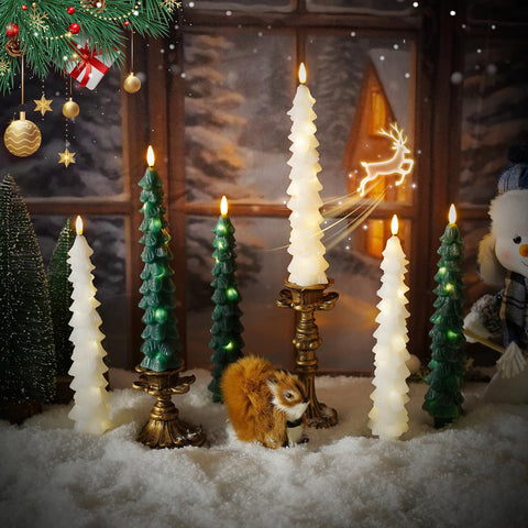 Kakoya LED taper candles with remote for easy, cordless operation