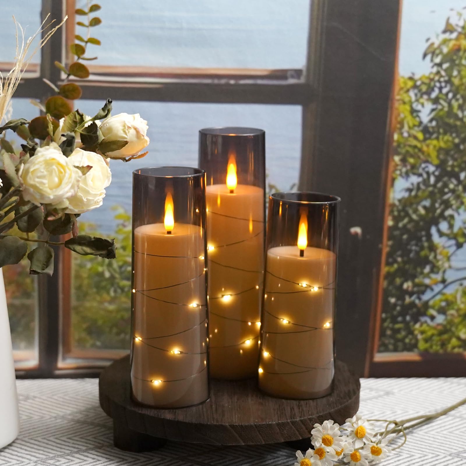 Kakoya nine-piece set in 5, 6, and 7 inches offers versatile decor options.