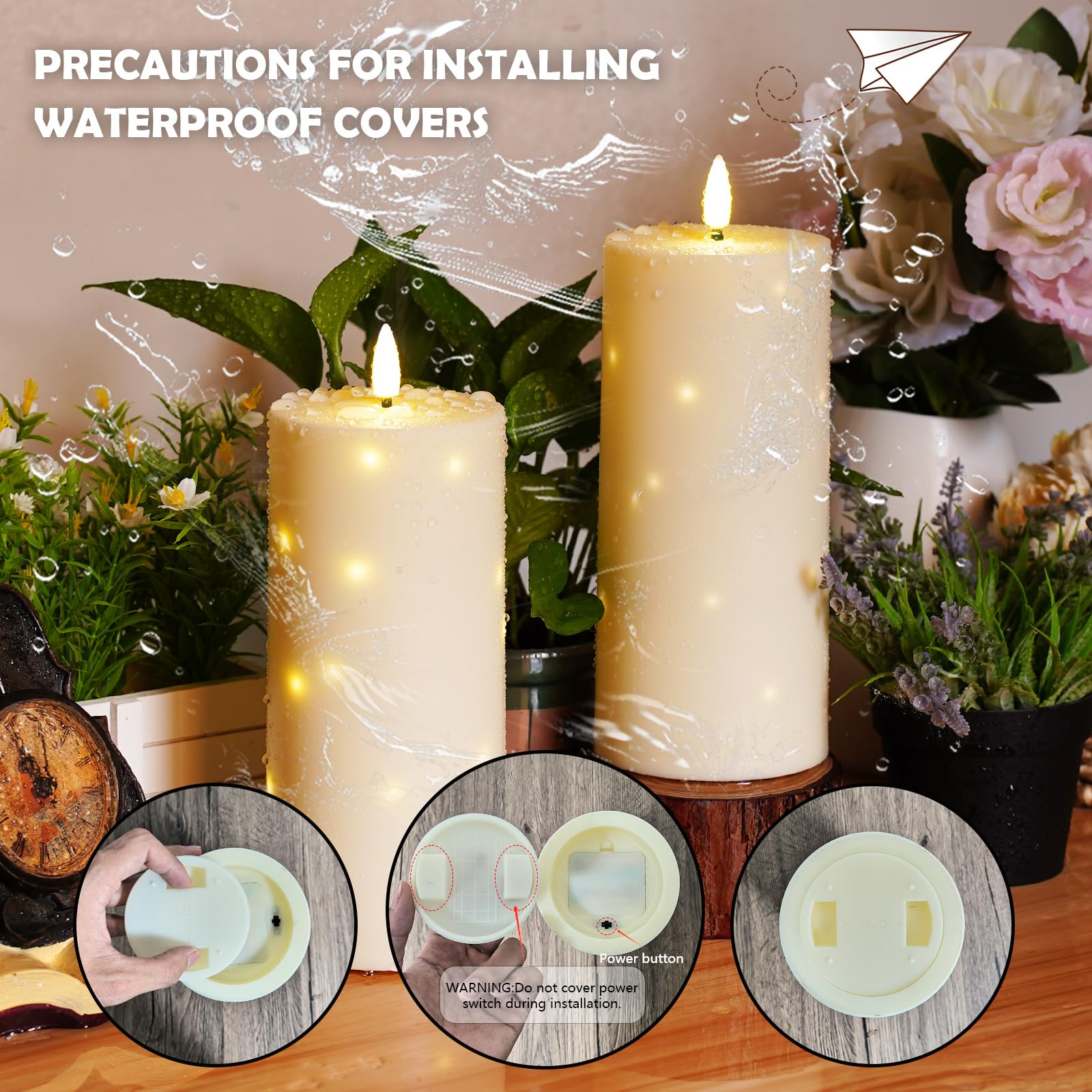 Kakoya remote-timer candle offers convenient on/off and schedules.