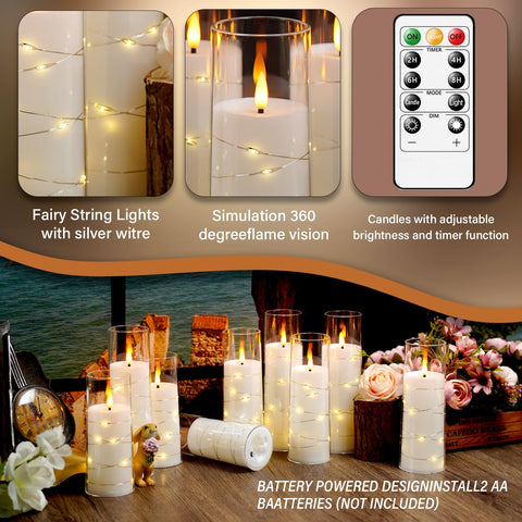 Kakoya candles with safe acrylic shells ideal for homes with children or pets