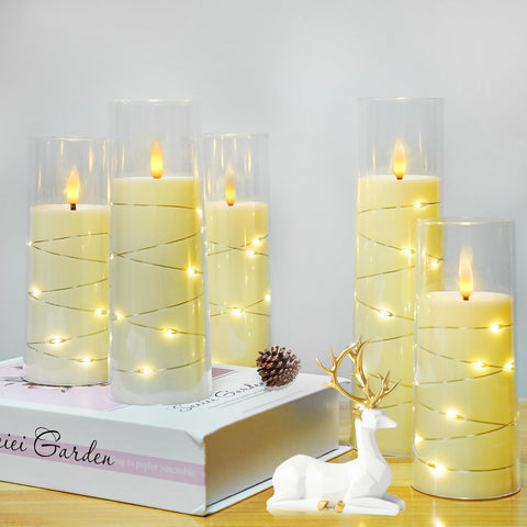 Kakoya acrylic-shell candles offer safe, flame-free decoration for homes with children.