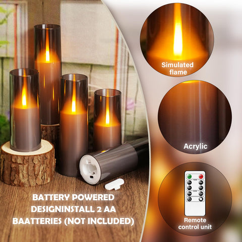 Kakoya seven pillar candle set ready for festive tables