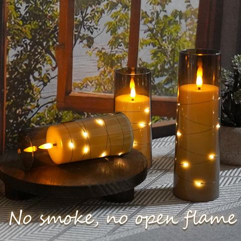 Kakoya candles feature a timer function for effortless daily ambiance.