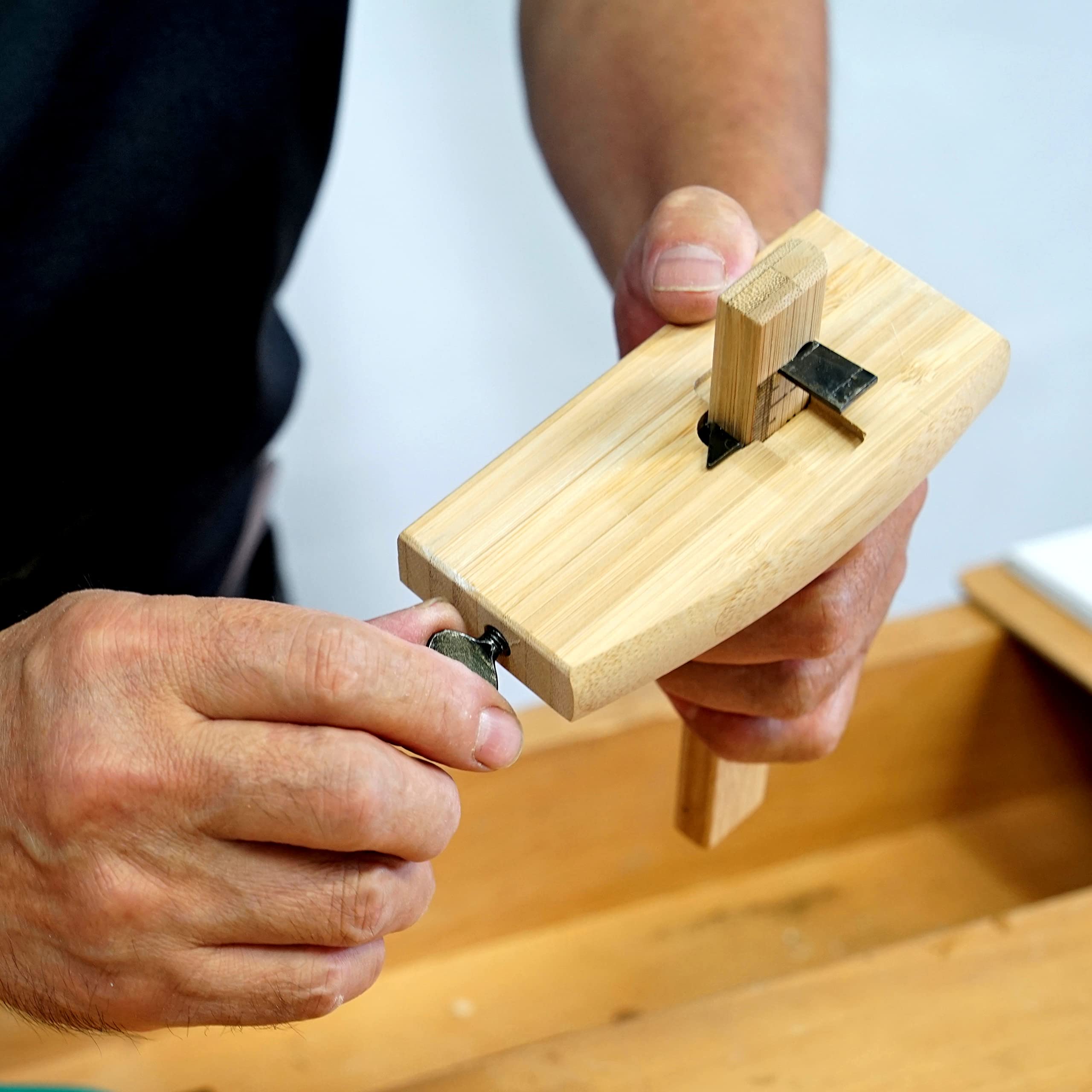 KAKURI bamboo body woodworking tool with comfortable grip