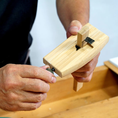 KAKURI bamboo body woodworking tool with comfortable grip