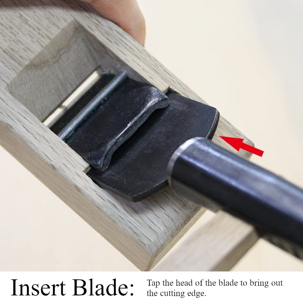 KAKURI KanNA plane chipbreaker detail improving safety and reducing tear-out.