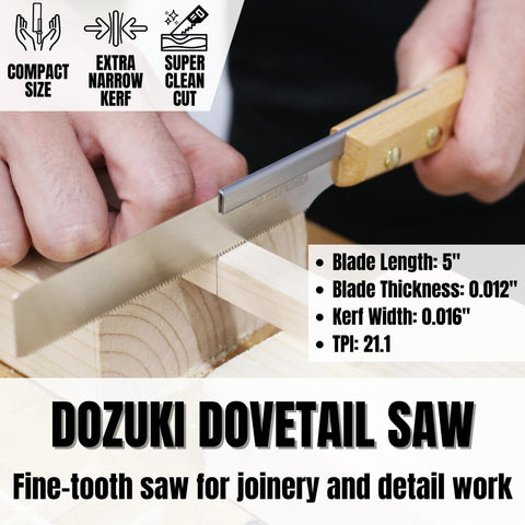 KAKURI keyhole 3-inch blade for small cutouts and intricate slots.