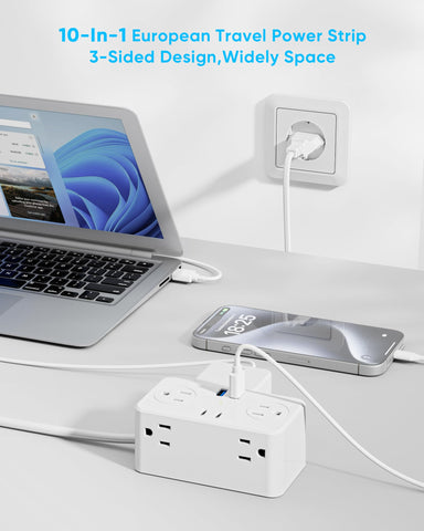 Kakyanill setup supports charging multiple devices at once across ports.
